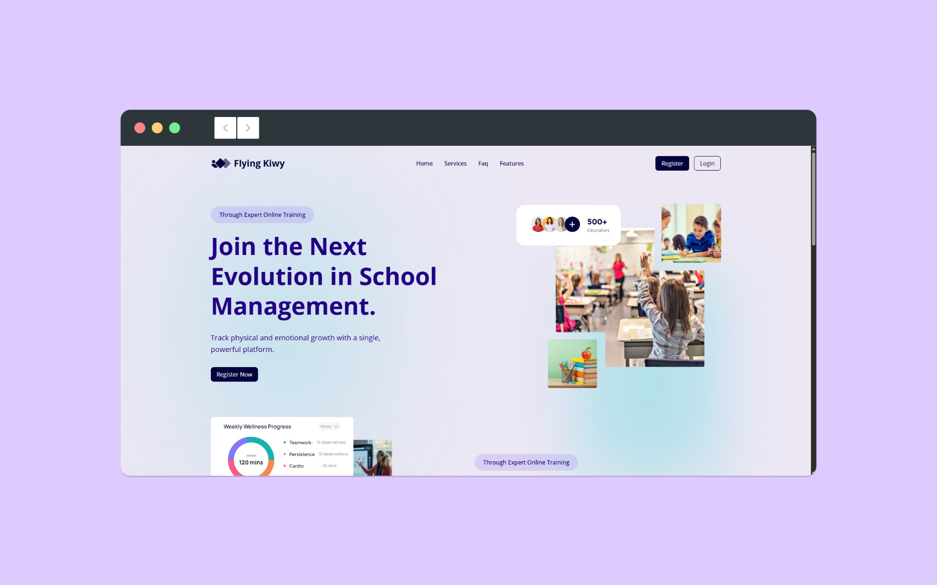 Flying Kiwy - AI powered school management platform for student growth tracking